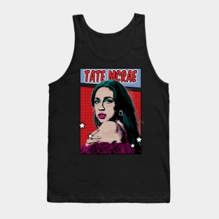 Tate McRae Pop Art Comic Style Tank Top